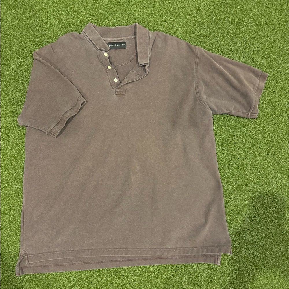 Croft & Barrow Taupe Polo Shirt
